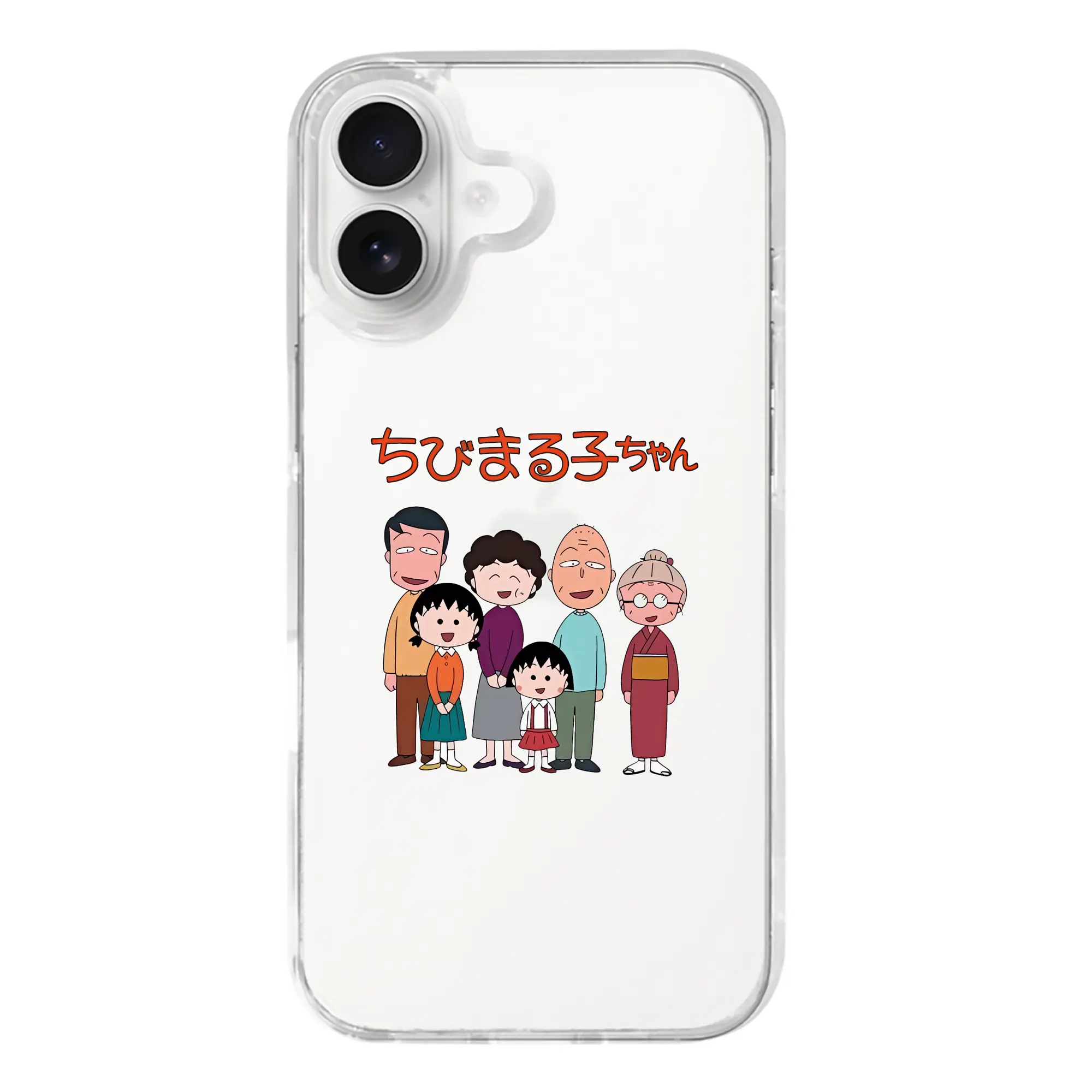 ちびまる子ちゃん グッズ さくら ももこ - iPhone 17シリーズ 透明スマホケース – 薄型・耐衝撃・精密フィット保護カバー